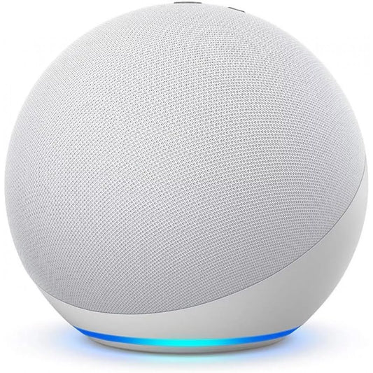 Amazon Echo 4th Gen Glacier White Smart Speaker with Alexa Premium Sound